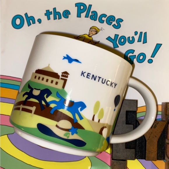 🆕☕️🧜‍♀️STARBUCKS ‘YOU ARE HERE’ Coffee Mug - KENTUCKY - Picture 1 of 8